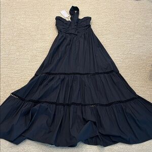 BNWT Southern Frock one shoulder Elle Maxi dress in black